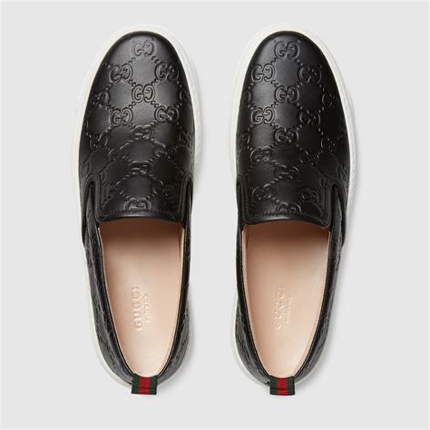 gucci black slip on|Gucci slip on women.